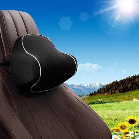 Car Seat Head Neck Rest Massage Auto Pillow Space Memory Neck Headrest Car Cover Vehicular Pillow Seat Headrest Accessories