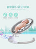 Electric Baby Rockers and Bouncers with Remote Control,Comfort Swing Chair for Newborn Infant Baby with Soothing Music and Canopy Toys, Automatic Cradle Bed