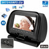Car Headrest MP4 Monitor / Multi media Player / Seat back MP4 / USB SD MP3 MP5 FM Built-in Speakers Universal 7 inch