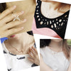 Wave Heart Necklace Romantic Love Electrocardiogram Pulse Charm