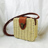 2019 Square Round Straw Bag Handbags Women Summer Rattan Bag Handmade Woven Beach
